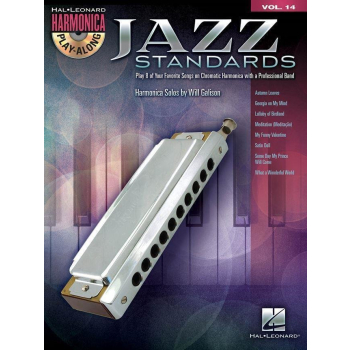 Zbiór nut na harmonijkę + CD Jazz Standards Hal Leonard